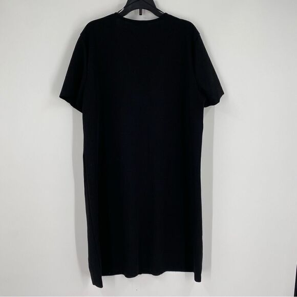 Zara Women’s V Neck Short Sleeve Aztec Print Mini Slip Dress Size L - Picture 3 of 3